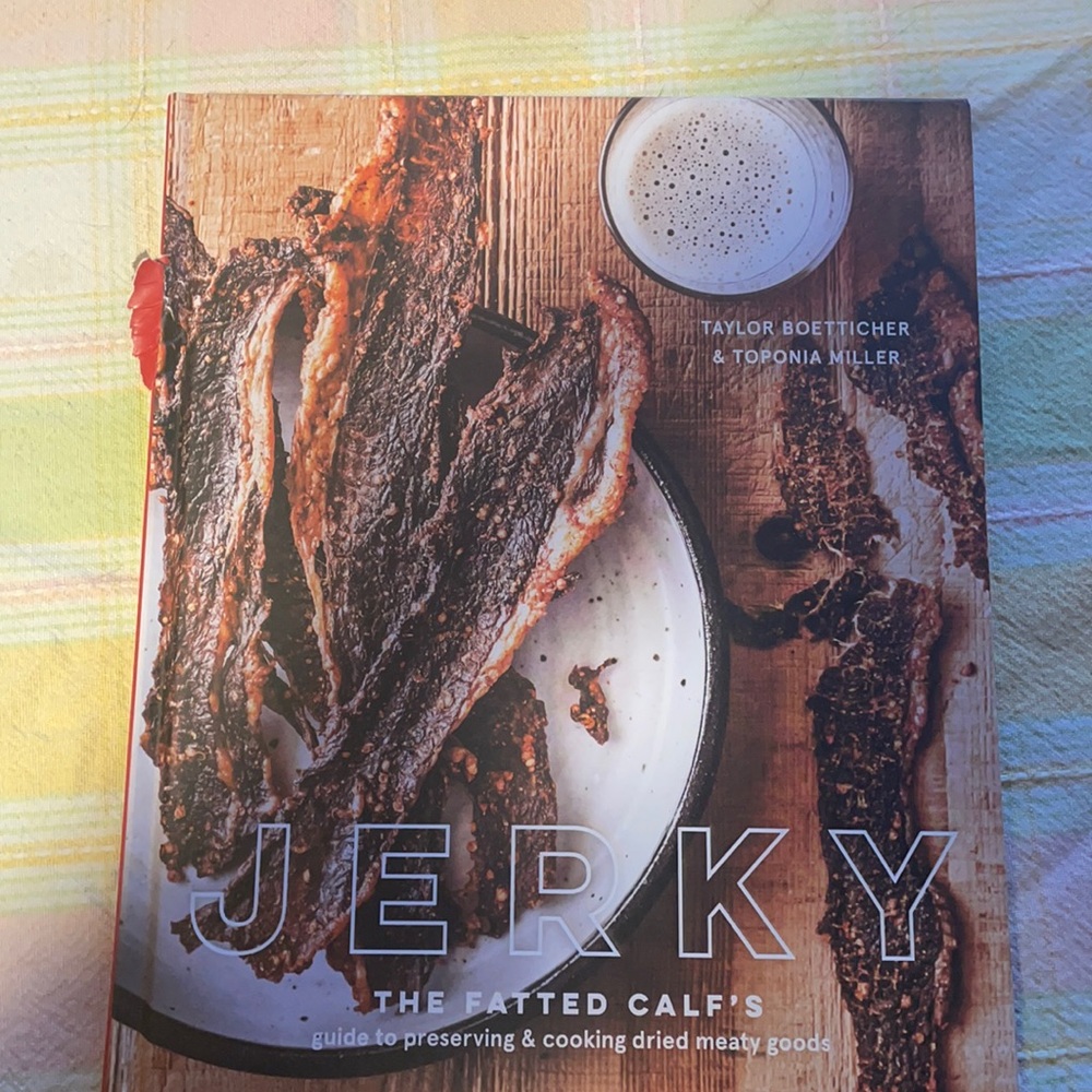 Cook book for jerky